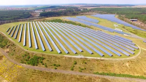 Solar power plant. Video stock 74448792