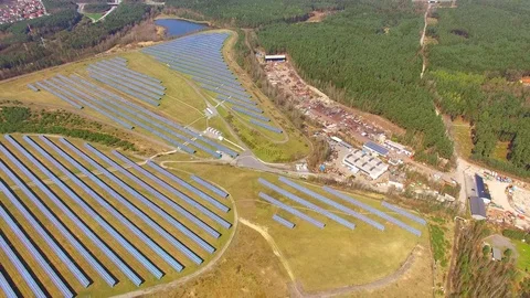 Solar power plant. Stock-Footage 74450818