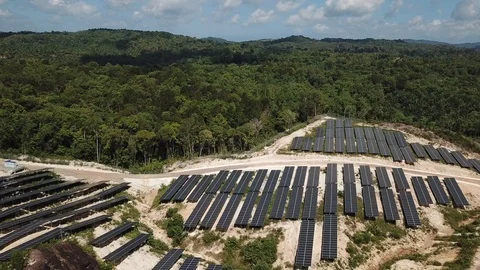 Solar power plant Stock-Footage 90801795