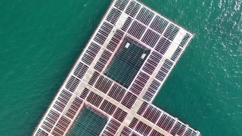 Solar power station float on water Video stock 233330007