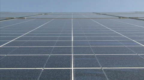 Solar power station Stock Footage 808875