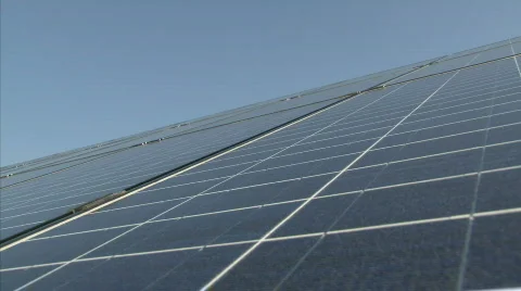 Solar power station Stock Footage 808877