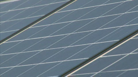 Solar power station Stock Footage 808887