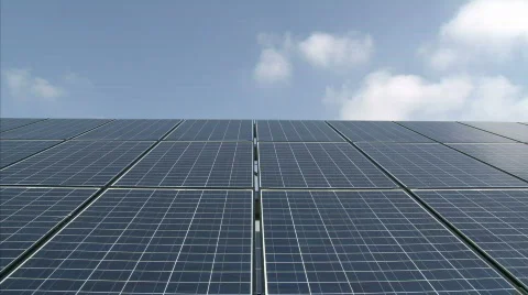 Solar power station Stock Footage 808899