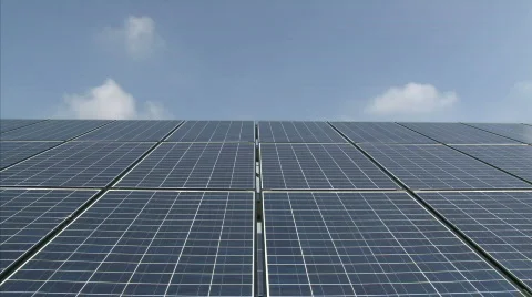 Solar power station Stock Footage 852784