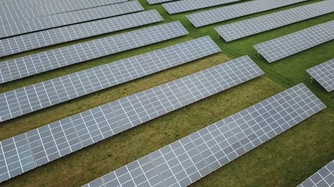 Solar power station Stock Footage 80849283