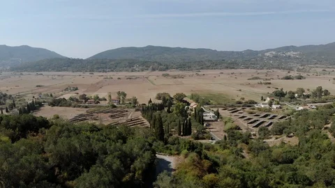 Solar power unit for the conversion of sunlight Stock Footage 107345133