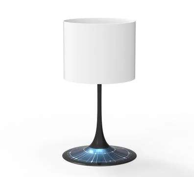 Solar Powered Lamp Stock Illustration