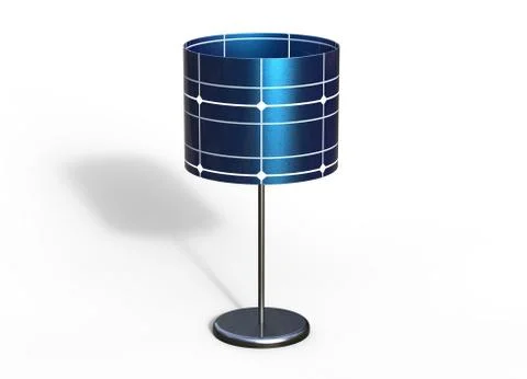 Solar Powered Lamp Illustrazione stock