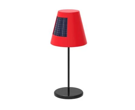 Solar Powered Lamp Stock Illustration