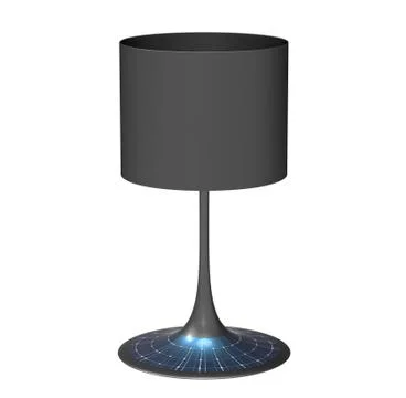 Solar Powered Lamp Stock Illustration