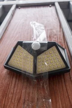 Solar powered lamp Stock Photos