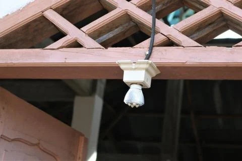Solar powered lights Stock Photos