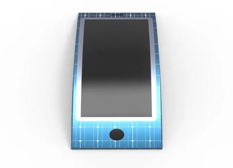 Solar Powered Mobile Иллюстрация