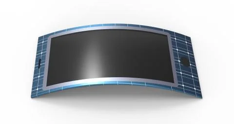 Solar Powered Mobile Illustrazione stock