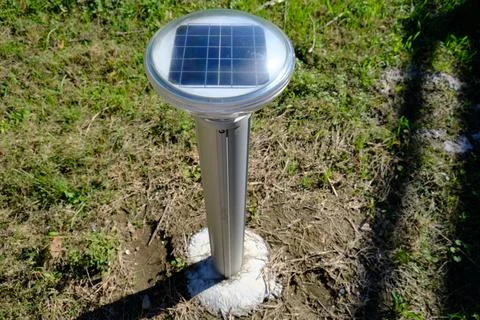Solar Powered Pathway Light 2 Stock Photos