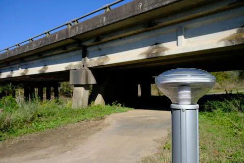 Solar Powered Pathway Light 3 Stock Photos