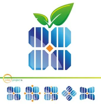 Solar project 스톡 일러스트