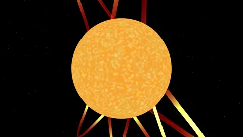 Solar Prominence Eruption 3D 4K Stock Footage 338383774