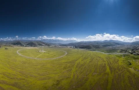 Solar radio imaging telescope array in Sichuan, China Stock Photos