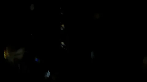 Solar rays in the darkness Stock Footage 129564432