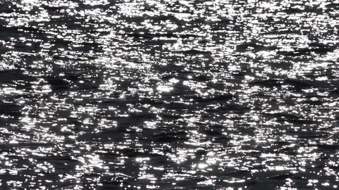 Solar reflections on sea Stock Footage 71292398
