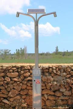 Solar shower 스톡 사진