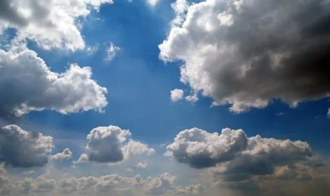 The solar sky. Stock Photos