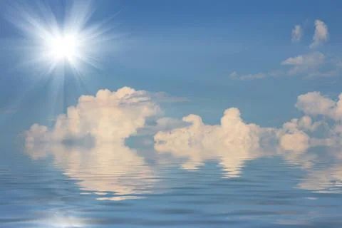 The solar sky Stock Photos