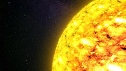 Solar spacecraft orbiting around sun Illustrazione stock