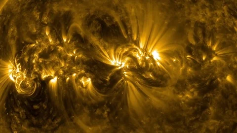 Solar spark Stock Footage 84143887