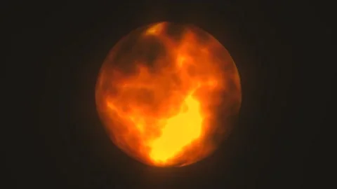 Solar Star Shining Background Fx Loop Stock Footage 237596816