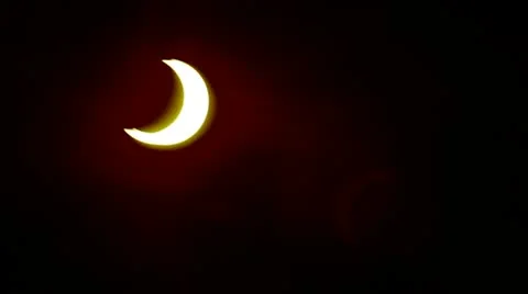 Solar sun eclipse May 2012 timelapse sunset P HD 0019 動画素材 11051378