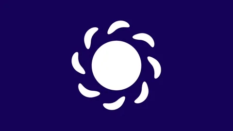 Solar Symbol Stock Footage 335672435