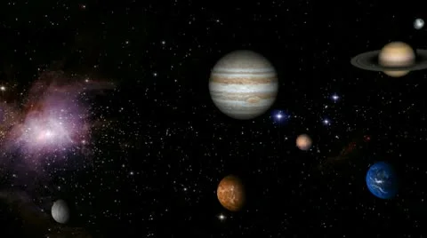 Solar system 01 Stock Footage