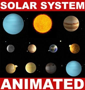 Solar System 3d Model Download Pond5