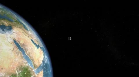 Solar system, Earth and Moon Stock Footage 65495048