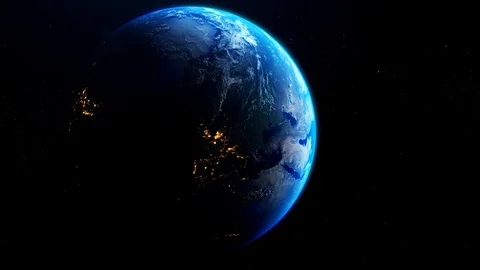 Solar system, the Earth planet Video stock 116267732