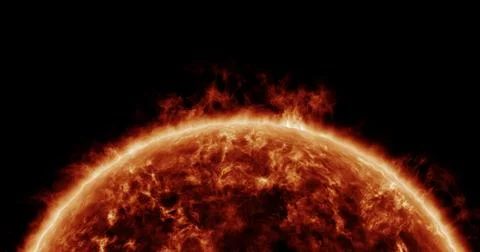 Solar System, Explosions and Sparks in the Sun. 스톡 일러스트