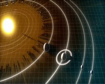Solar system Stock Footage 12808937