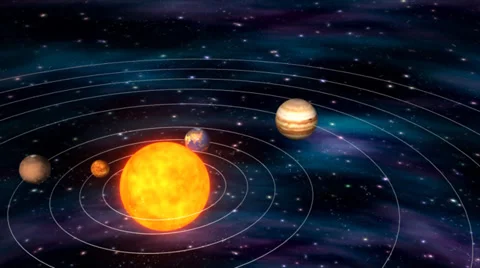SOLAR SYSTEM Stock Footage 38980240