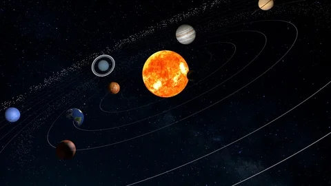 Solar system Stock Footage 103191123