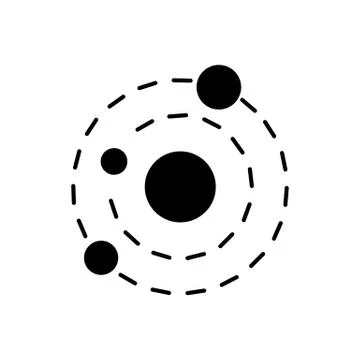 Solar system icon element of space icon for mobile concept and web apps. Thin Stock Illustration