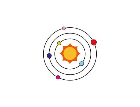 Solar system icon. Vector illustration. Stock Illustration