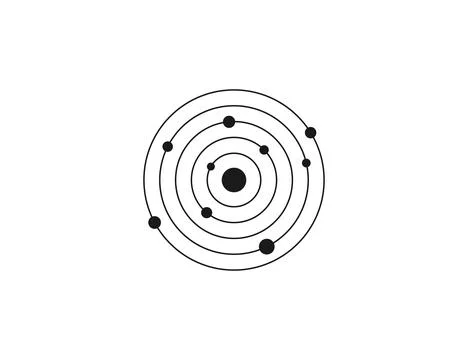 Solar system icon. Vector illustration. Stock Illustration