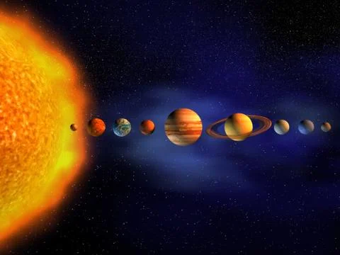 Solar system Stock Illustration