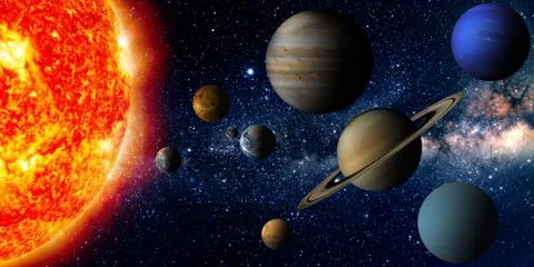 Solar system Stock Illustration