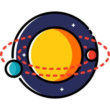 Solar system Stock Illustration