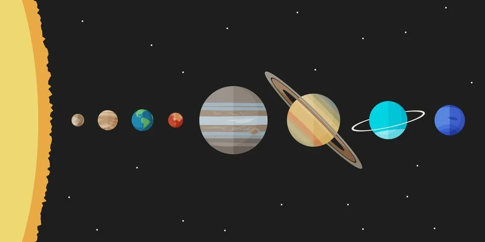 Solar system Stock Illustration