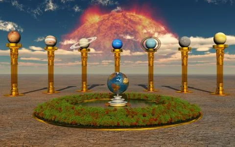 Solar System Иллюстрация